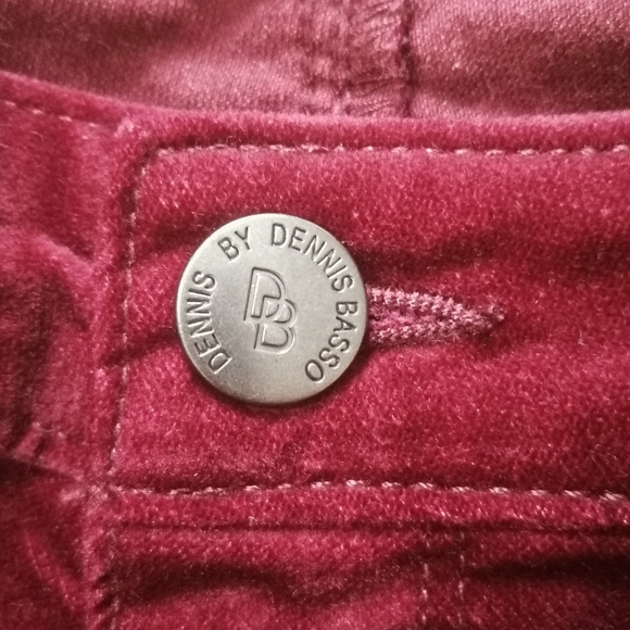 🐞 42W, maroon cotton blend pants by DB - Picture 3 of 6